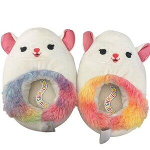 Squishmallows Girls Mouse Slippers Size 2-3